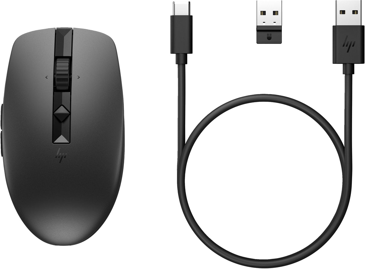 EAN 0196548822683 - HP 710 Rechargeable Silent Mouse ratón Oficina Ambidextro RF Wireless + Bluetooth 3000 DPI imagen 1