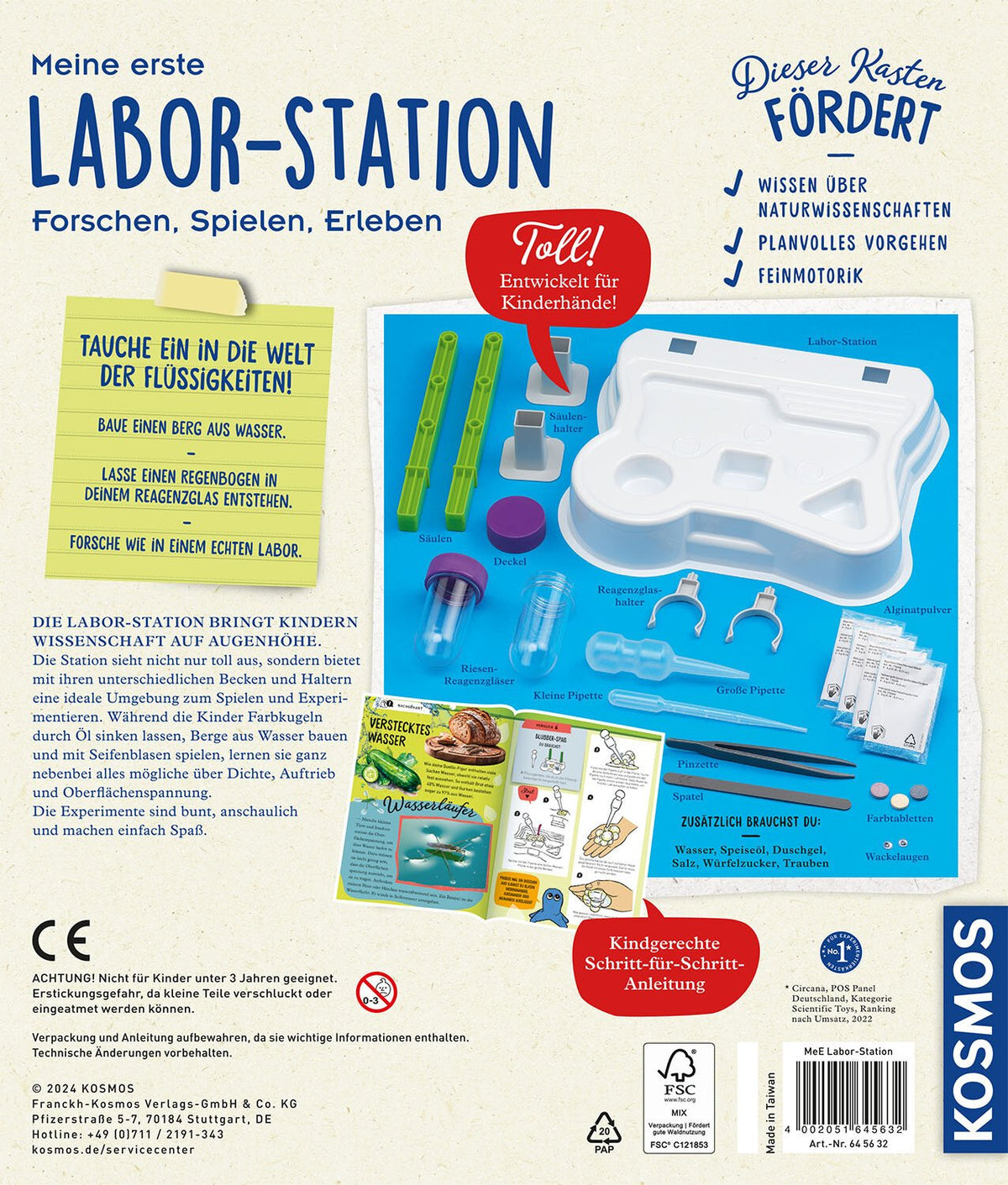 Kosmos Mi Primera Estación De Laboratorio, Caja De Experimentos 645632