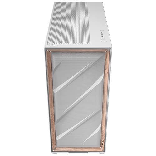 Caja Pc Antec Flux Pro_euv Wood Atx 2xusb3.0 Sin Fuente Blanco