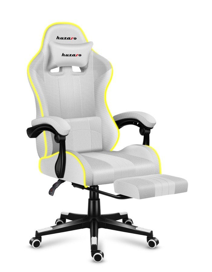 EAN 5903796011937 - Huzaro FORCE 4.7 Silla para videojuegos de PC Asiento (de seguridad) de butaca Blanco imagen 12