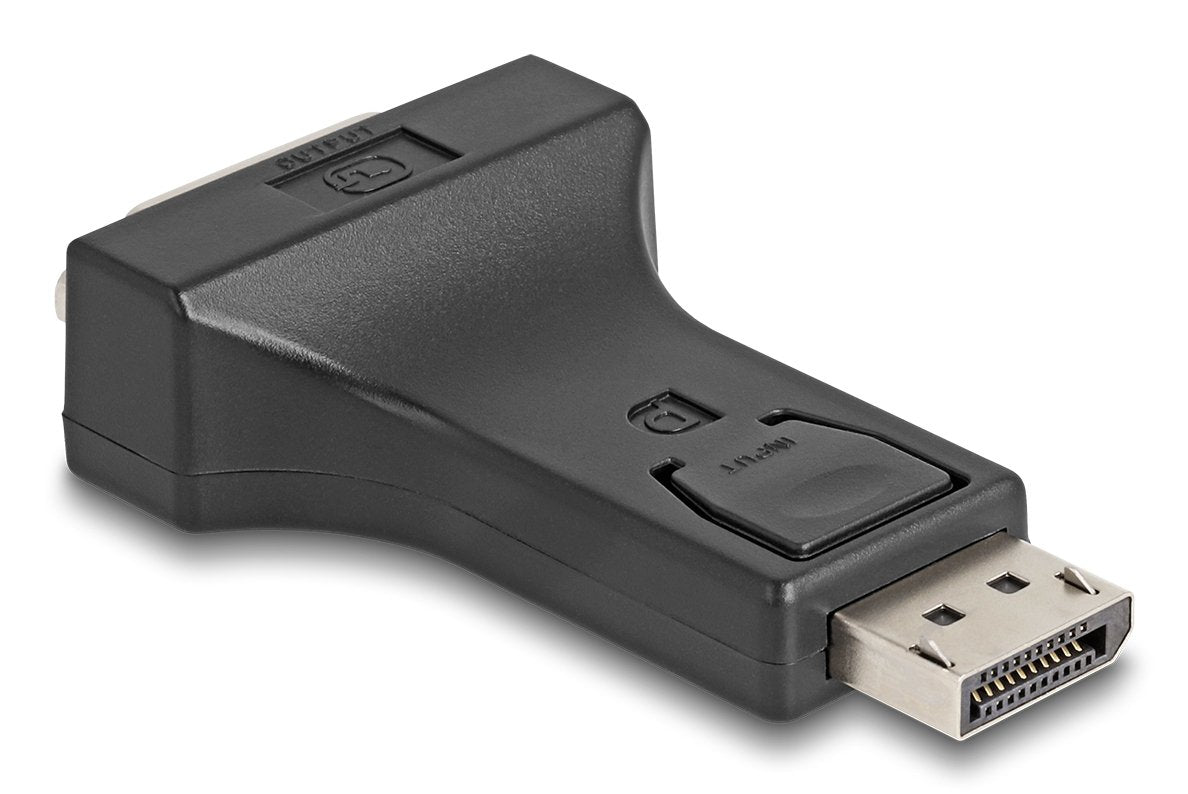 Delock 66615 Adaptador Displayport 1.1 Macho A Dvi Hembra Pasivo Negro