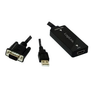 EAN 4052792028072 - LogiLink CV0060 adaptador de cable de vídeo Negro imagen 1