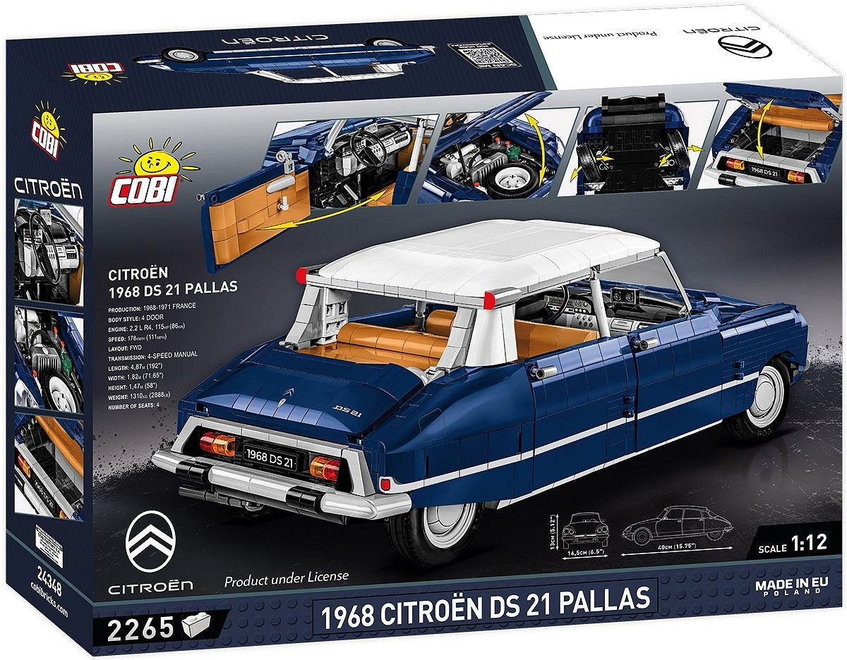 Cobi Citroen Ds 21 Pallas 1968, Juguete De Construcción Cobi-24348