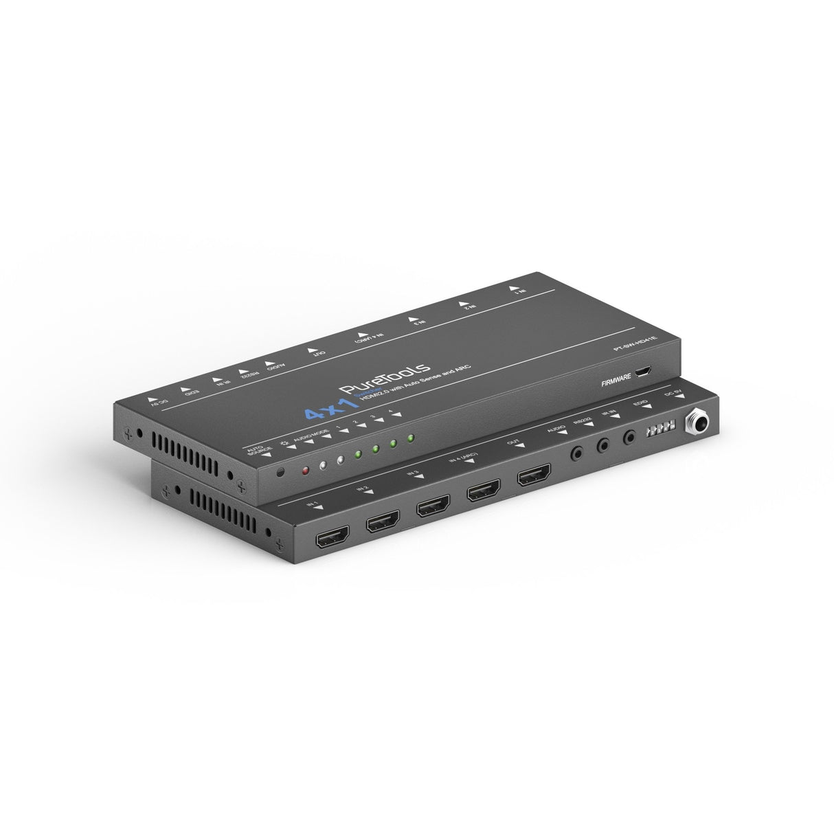 Purelink Puretools - 4x1 Hdmi Switcher 4k (60hz 4:4:4), Audio-De-Embedding, Ar