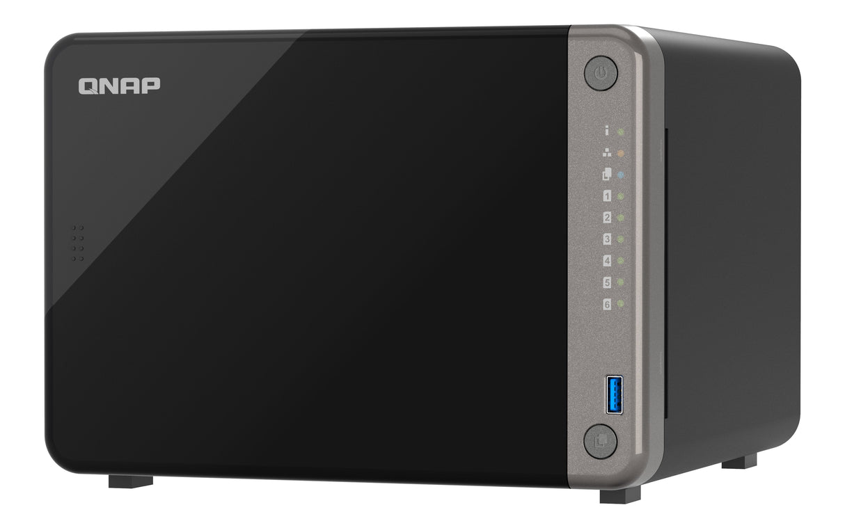 EAN 4711103084335 - QNAP TS-AI642-8G servidor de almacenamiento NAS Torre ARM Cortex-A76 8 GB Negro imagen 5