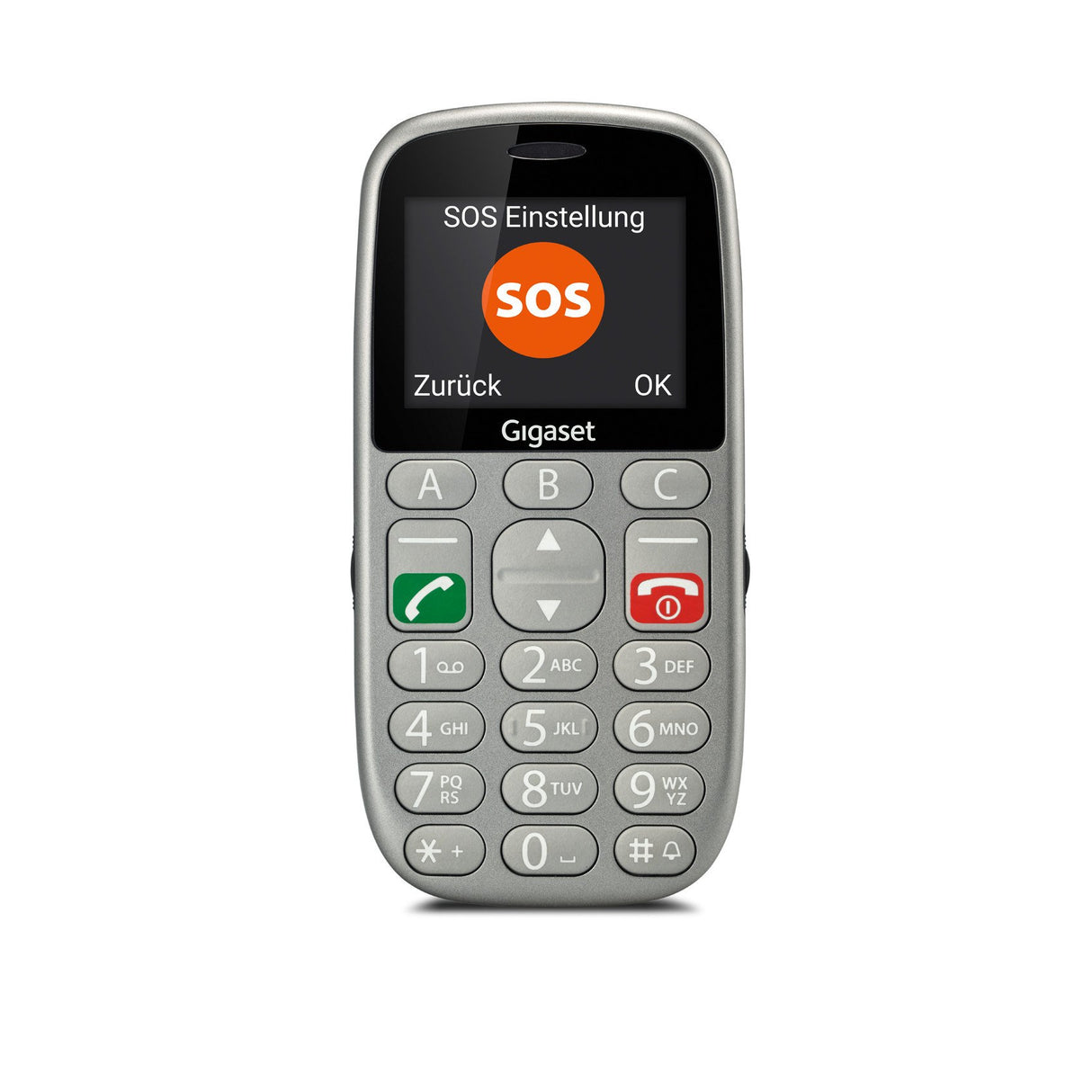 EAN 4250366857985 - Gigaset GL390 5,59 cm (2.2") 88 g Gris Teléfono para personas mayores imagen 5