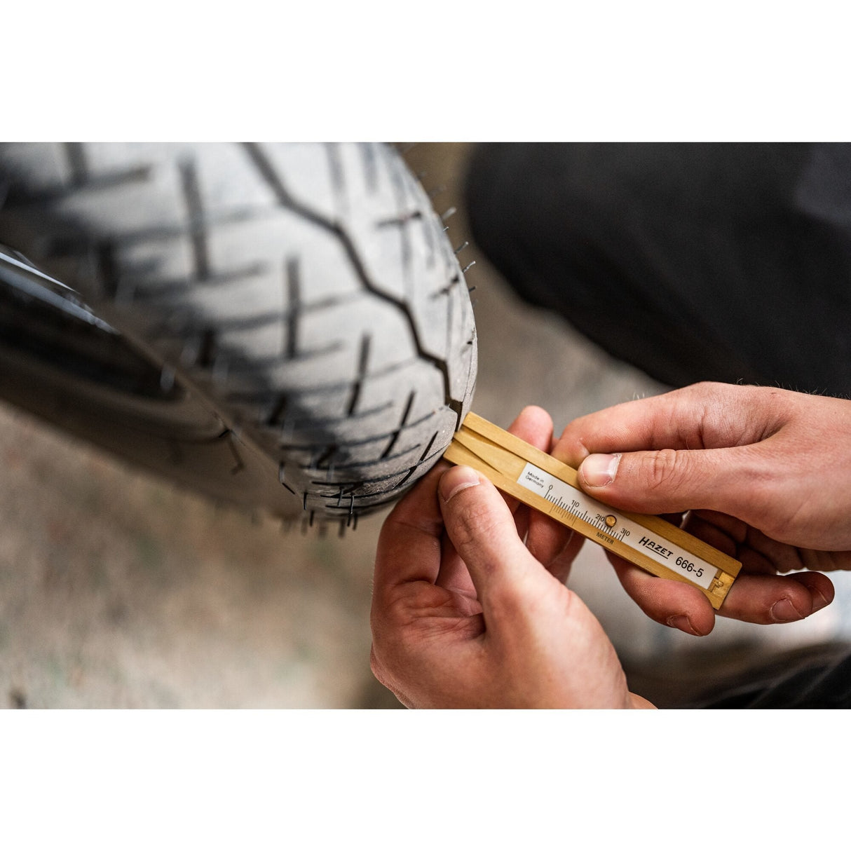 Medidor De Profundidad De Dibujo De Neumáticos Hazet 666-5