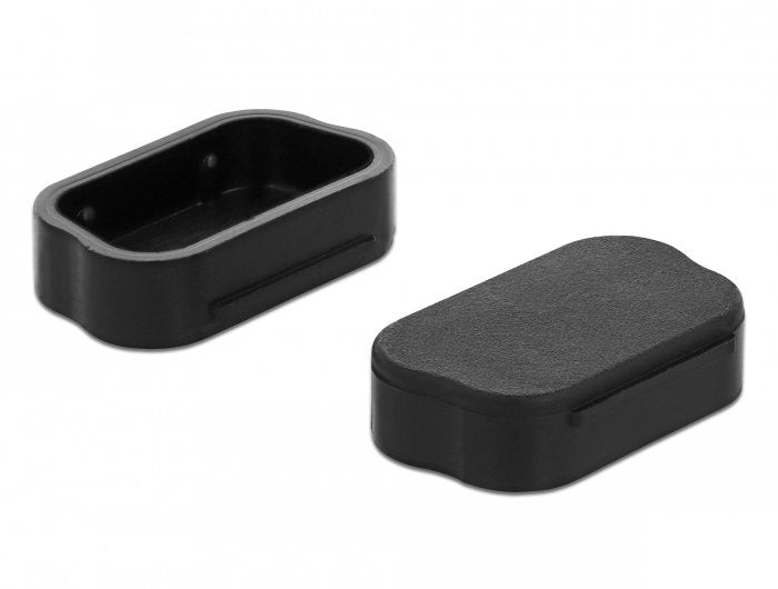 Staubschutz Für D-Sub 9 D-Sub Vga-Hd 15 Stecker 10 Stück Schwarz