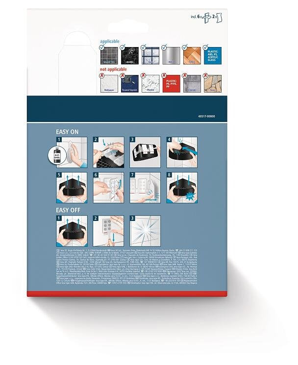 EAN 4063565153532 - TESA LAVAA Plástico Montado en pared Cesta de ducha imagen 4