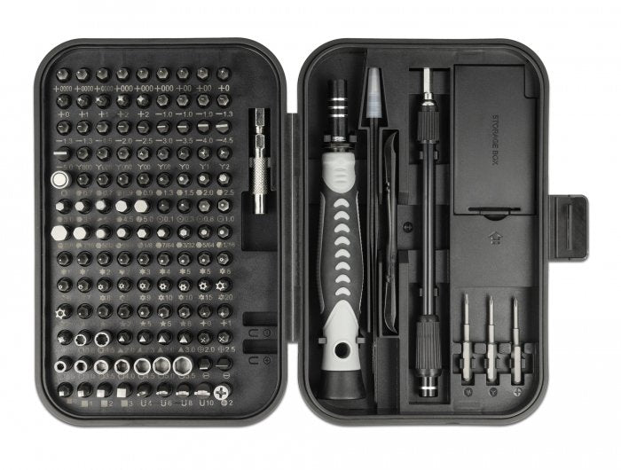 Delock Juego De Destornilladores De Precisión, 130 Piezas