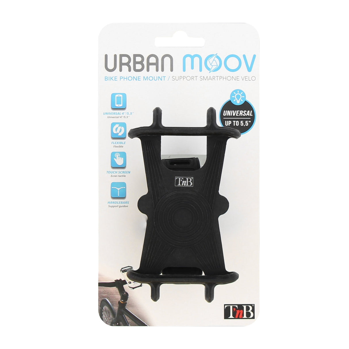 EAN 3303170087084 - T'nB UMBIKE1 soporte Soporte pasivo Teléfono móvil/smartphone Negro imagen 7