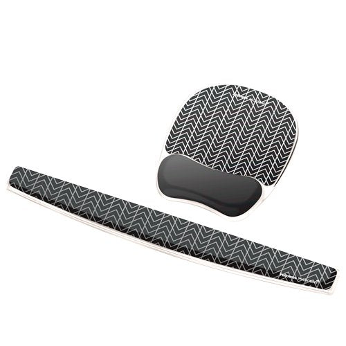 EAN 0043859740734 - Fellowes 9653601 descansa muñecas Gel Negro, Gris imagen 2