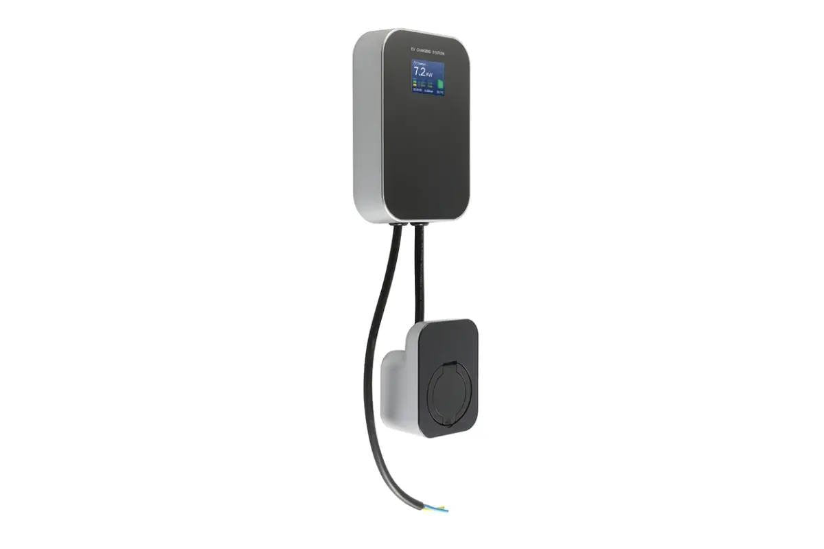 Extralink Bs20-Ba-22kw-App Typ A 32a 22kw Adowarka Do Samochodu Elektrycznego 3 Fazy, Ekran Lcd, Aplikacja, 6,1m 100 250 380 V Negro