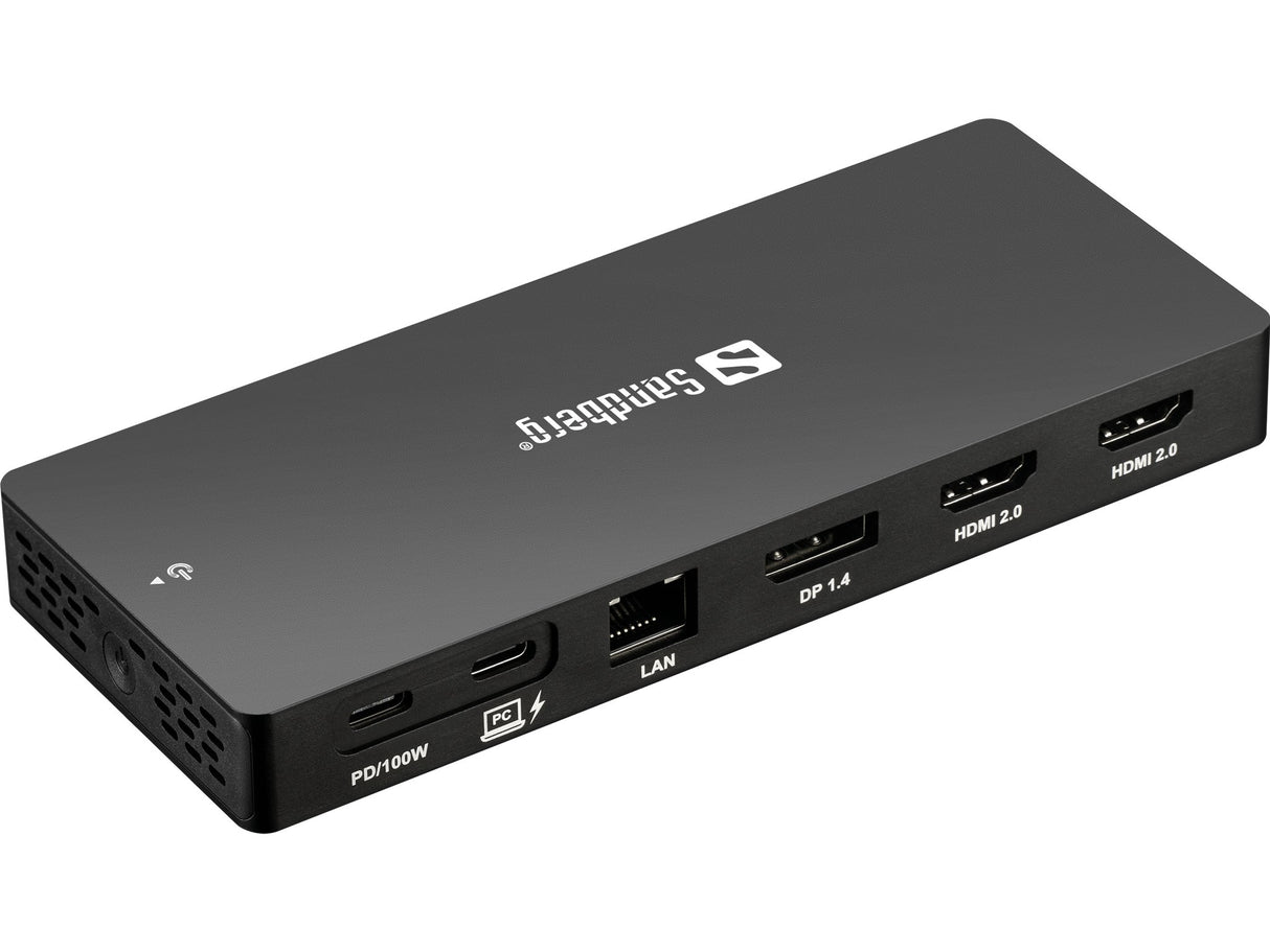 EAN 5705730136610 - Sandberg 136-61 base para portátil y replicador de puertos Alámbrico USB 3.2 Gen 1 (3.1 Gen 1) Type-C Gri imagen 2