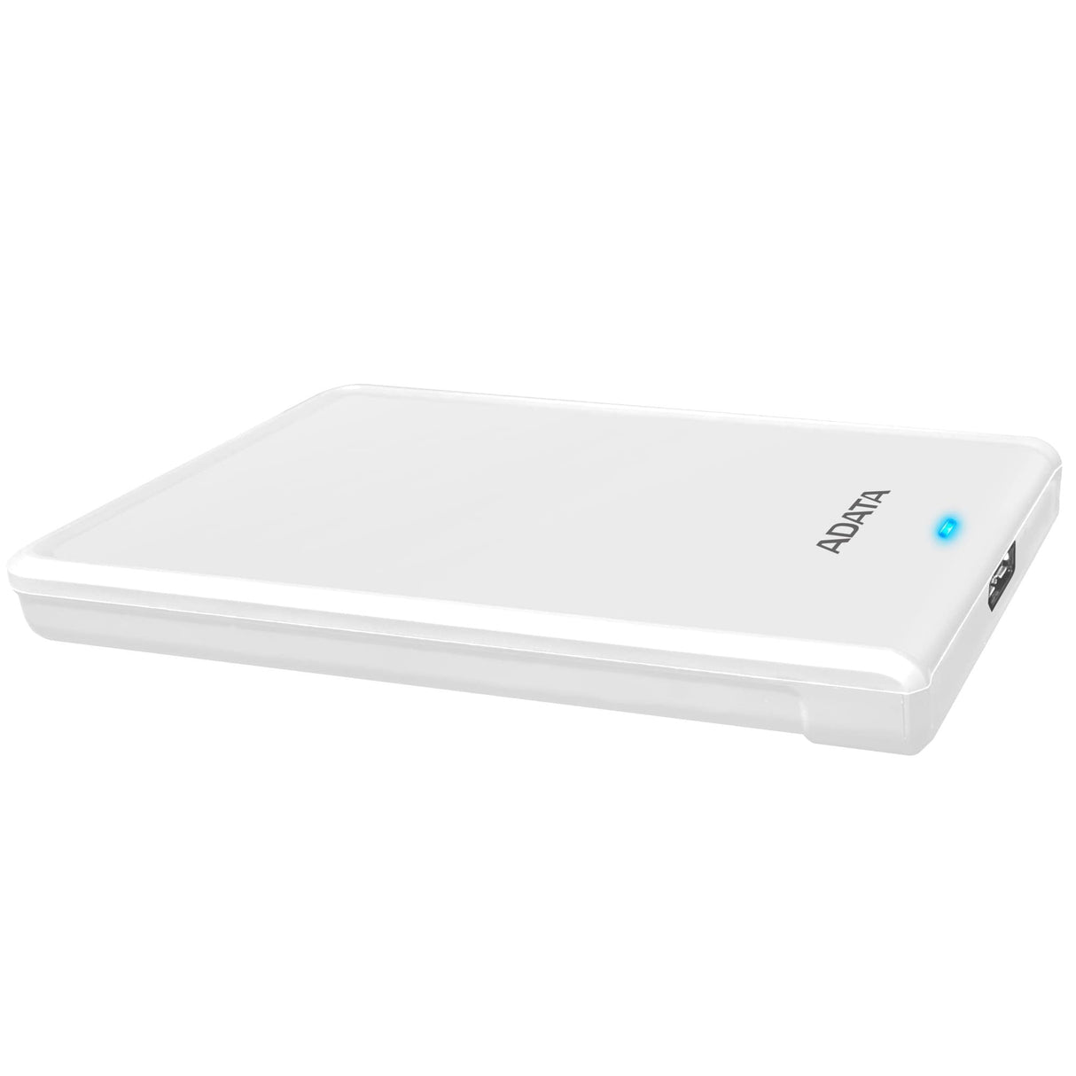 Adata 1tb Portable Hard Drive (White) Hv620s Usb 3.1, Color Box