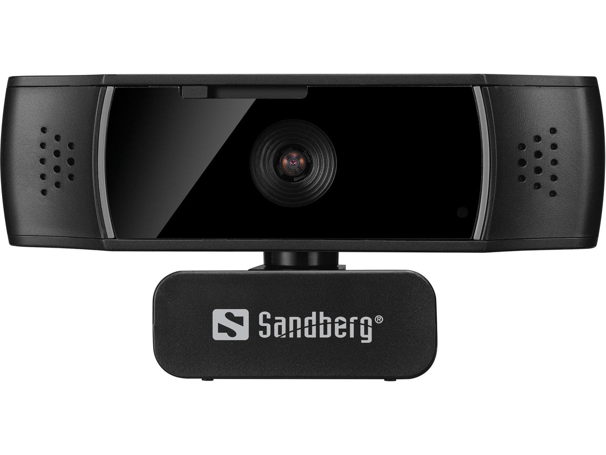 Sandberg Usb Webcam Autofocus Dualmic Cámara Web 2,07 Mp 1920 X 1080 Pixeles Usb 2.0 Negro