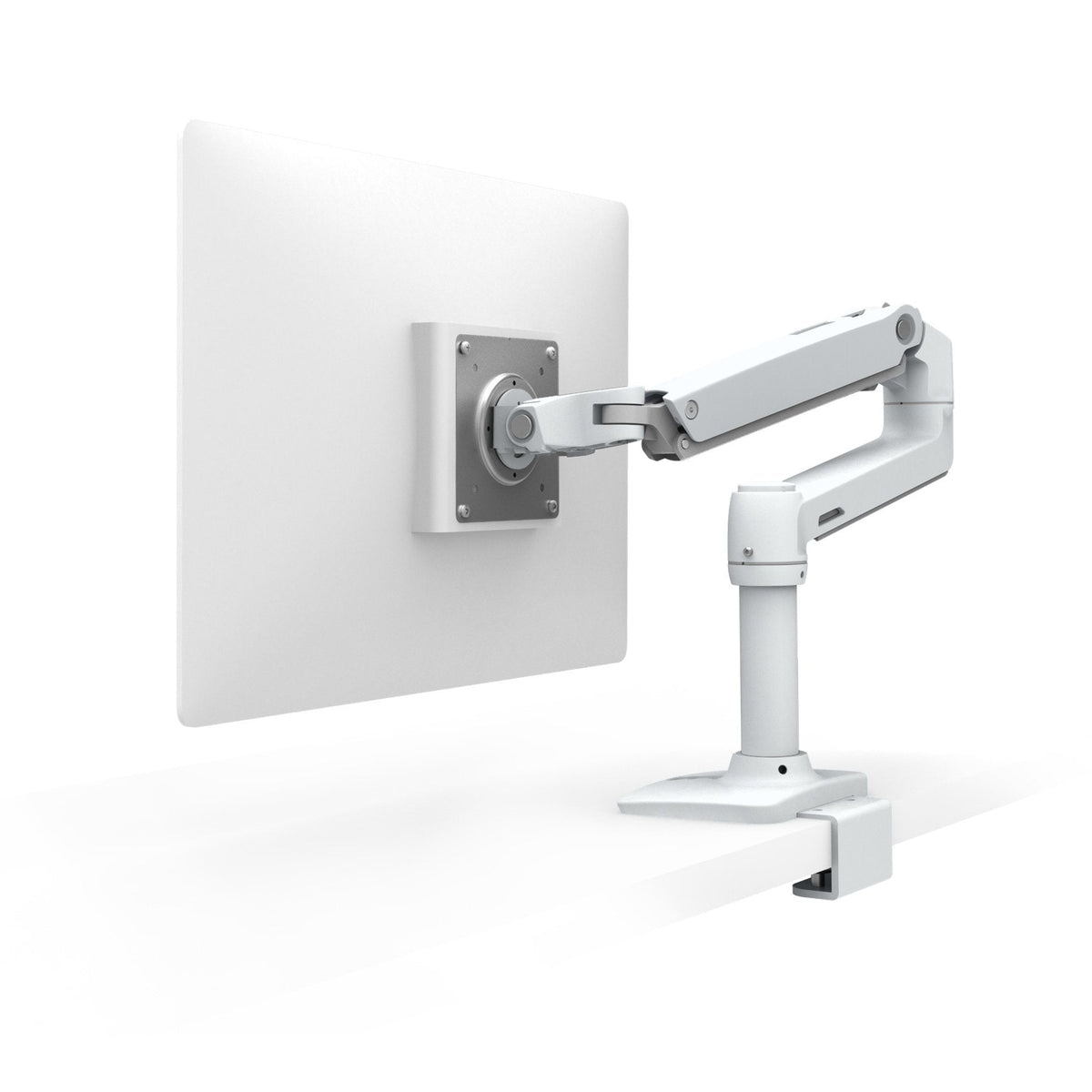 Ergotron Lx - Kit De Fijación (Brazo Articulado, Barra, Unterbau, C-Abrazadera) - Konstante Krafttechnologie - Para Lcd-Display - Aluminium, Acero - Blanco - Tamaño De Pantalla: Hasta 81,3 Cm (Hasta 32 Pulgadas)