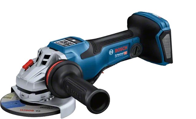 Amoladora Angular A Batería Bosch Professional Biturbo Gws 18v-15 Psc Professional Solo, Ø 125mm Azul/Negro, Sin Batería Ni Cargador, En L-Boxx
