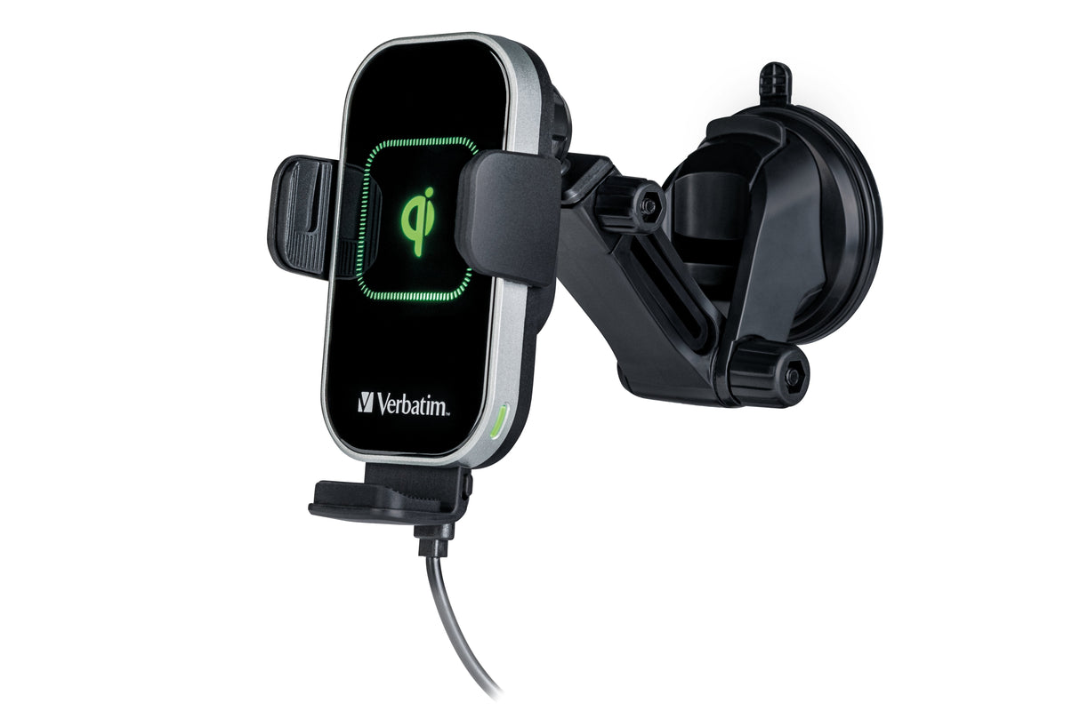 EAN 0023942495543 - Verbatim FWC-03 Pro Qi Fast Wireless Autoladegerät retail Negro imagen 1