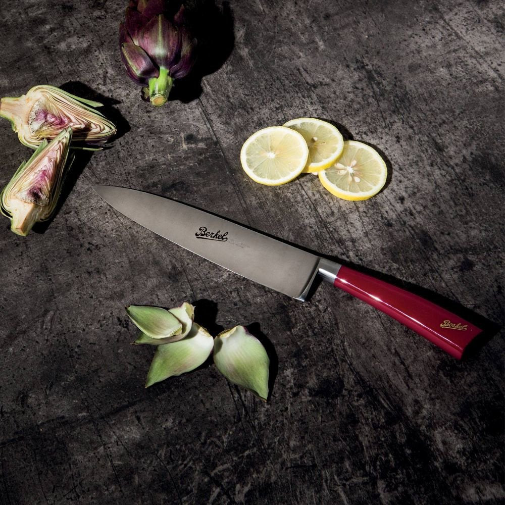 Cuchillo Berkel Elegance Rojo Set Chef 3 Unds.