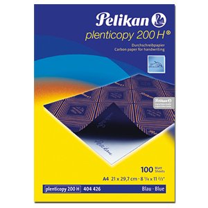 Papel Carbon Pelikan Az A4 100h