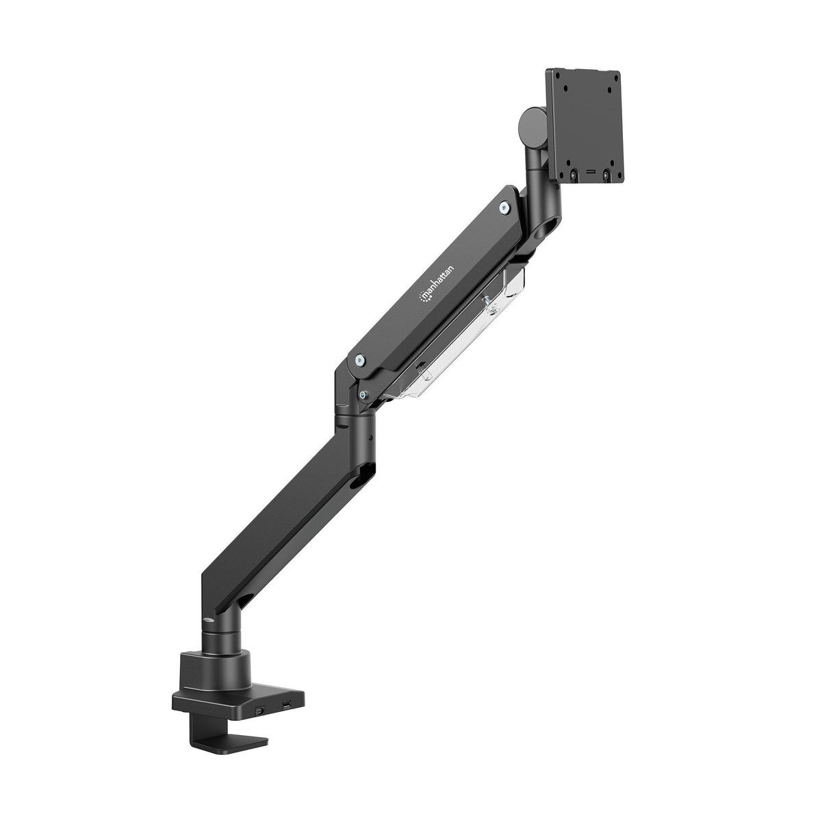 EAN 766623462594 - Manhattan 462594 soporte para monitor 144,8 cm (57") Escritorio Negro imagen 1