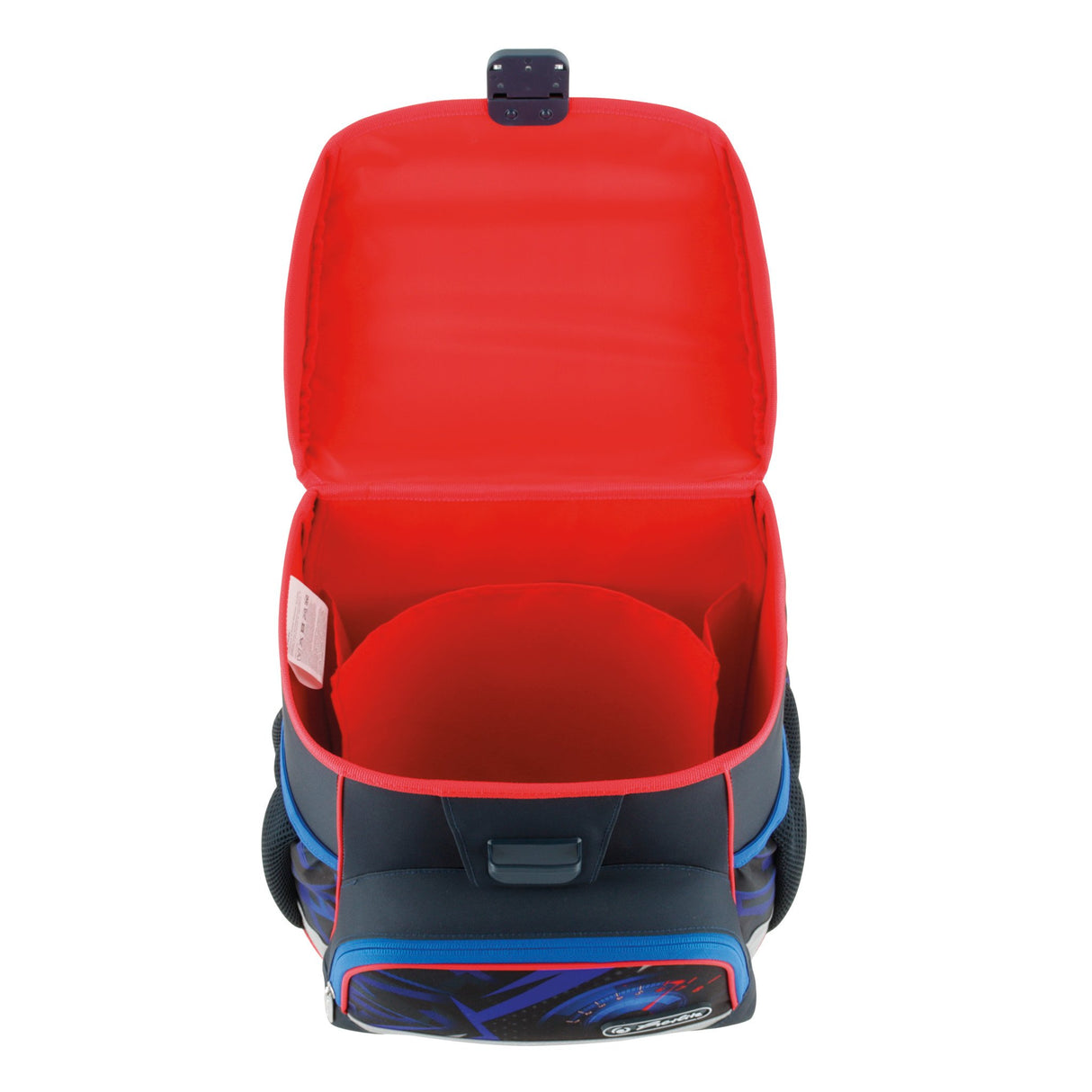 EAN 4008110370934 - Herlitz Loop Plus High Speed juego de mochila escolar Niño Poliéster Azul, Rojo imagen 2