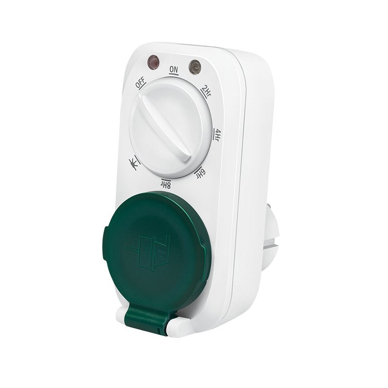 Logilink Enchufe Con Temporizador  Con Sensor Crepúsculo, Ip44, Outd