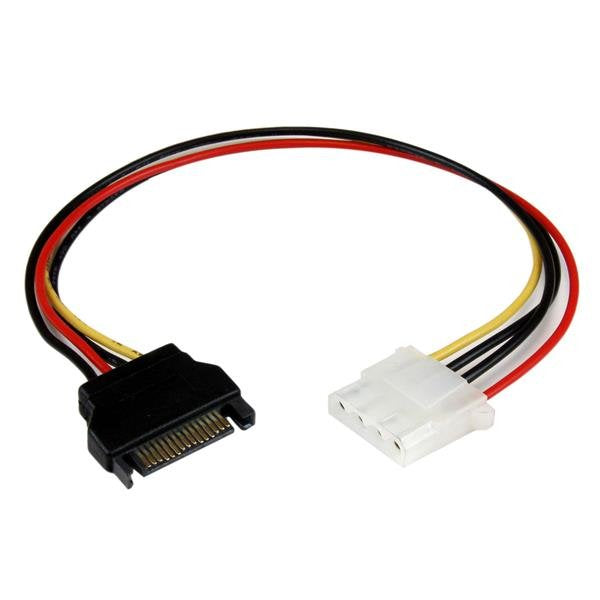 Startech Cable Alimentacion Molex Lp4 A Sata H/M 0.30m Lp4satafm12