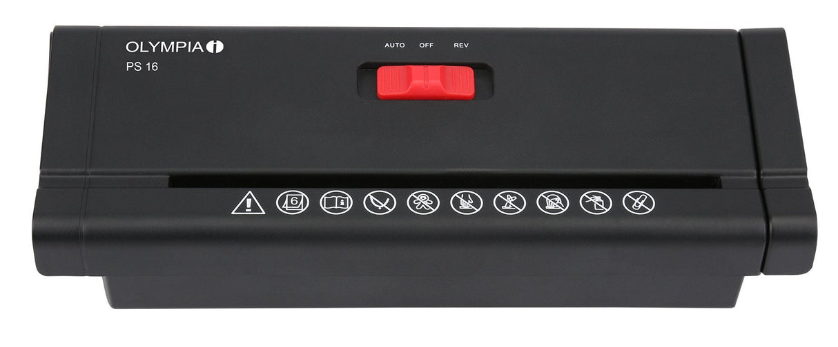 Olympia 2704 Triturador De Papel Corte En Tiras 34 Cm Negro