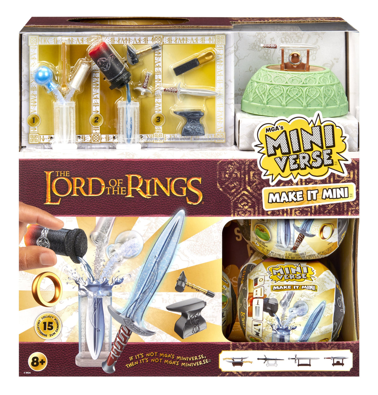 Mga Entertainment Mga'S Miniverse Make It Mini El Señor De Los Anillos Minicoleccionables, Accesorios Para Muñecas Artículo Surtido 514510-Euc