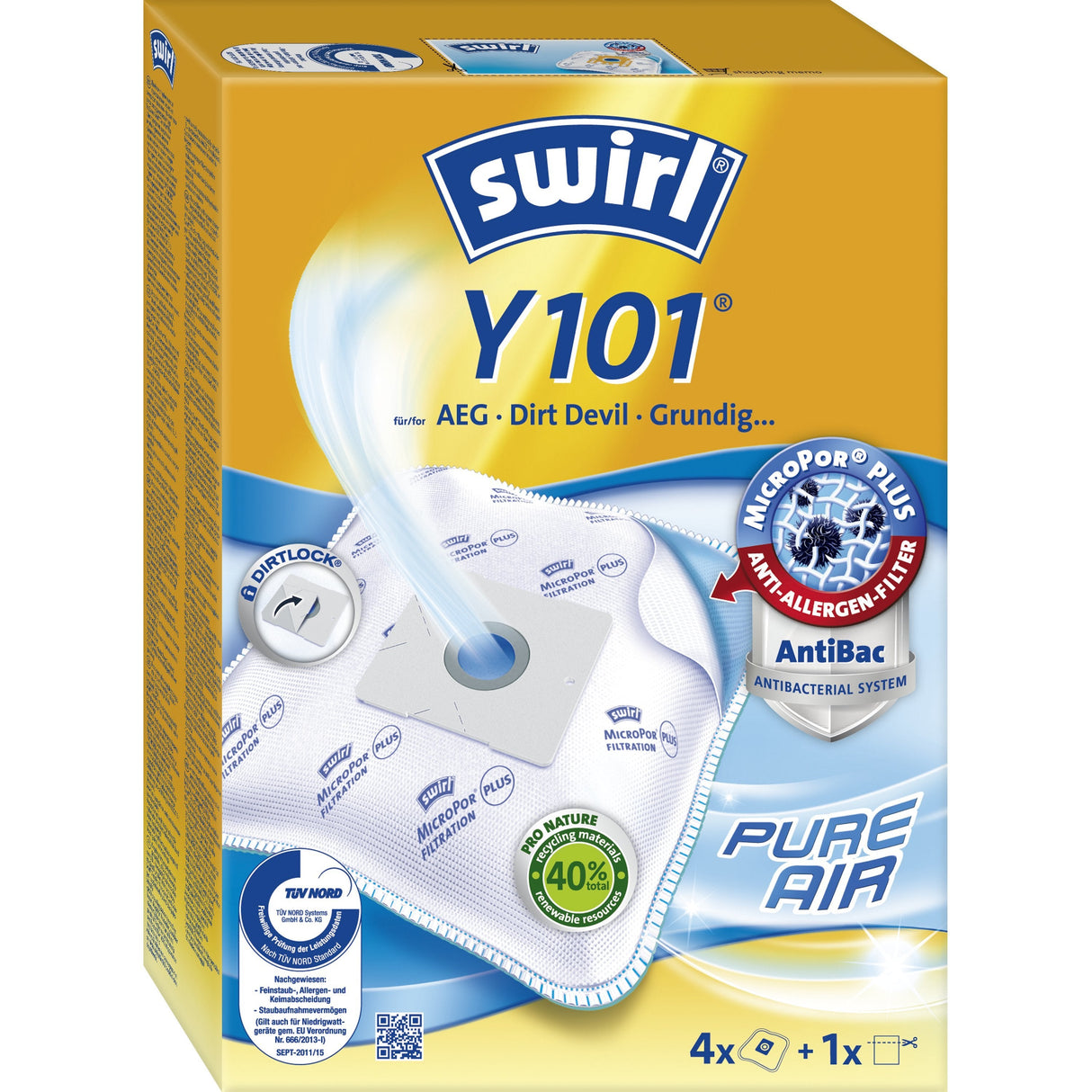 EAN 4006508188123 - Swirl 188123 Bolsa para el polvo imagen 1
