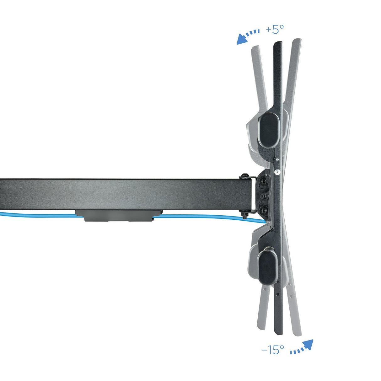 Tooq Soporte De Pared Con Brazo Articulado Para Tv De 43"-80" - Gran Angular - Giratorio E Inclinable - Peso Max 50kg -