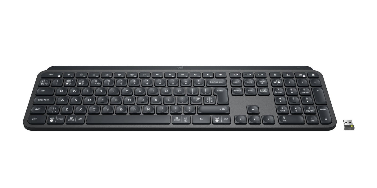 EAN 5099206096813 - Logitech Master 920-010250 teclado Oficina RF Wireless + Bluetooth Inglés internacional Grafito imagen 4