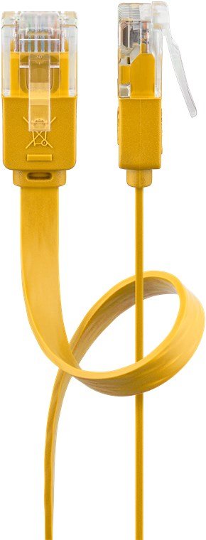 EAN 4040849964206 - Goobay 96420 cable de red Amarillo 3 m Cat6 U/UTP (UTP) imagen 1