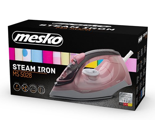 Plancha De Vapor Adler Ms 5028 (2200w; Color Rosa)