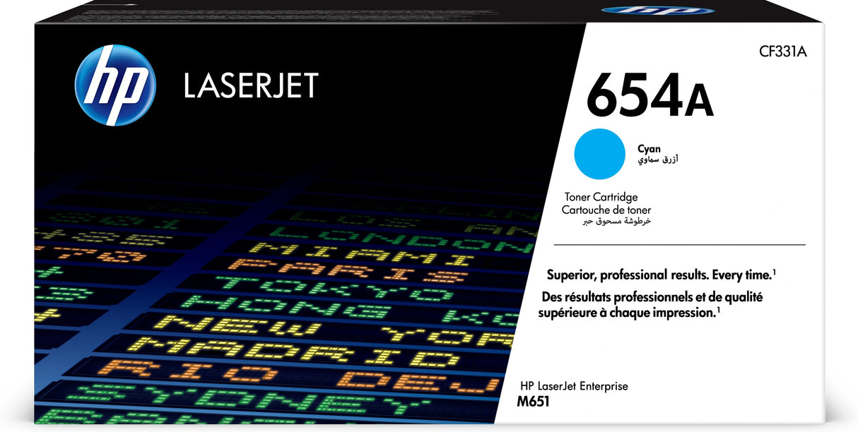 Toner Original Hp 654a Cian Cf331a