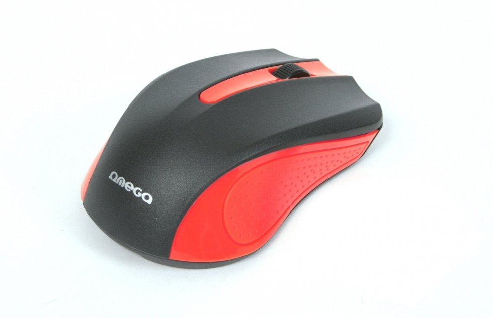 Omega Raton Optico 3d Usb 1000dpi Om05r Rojo