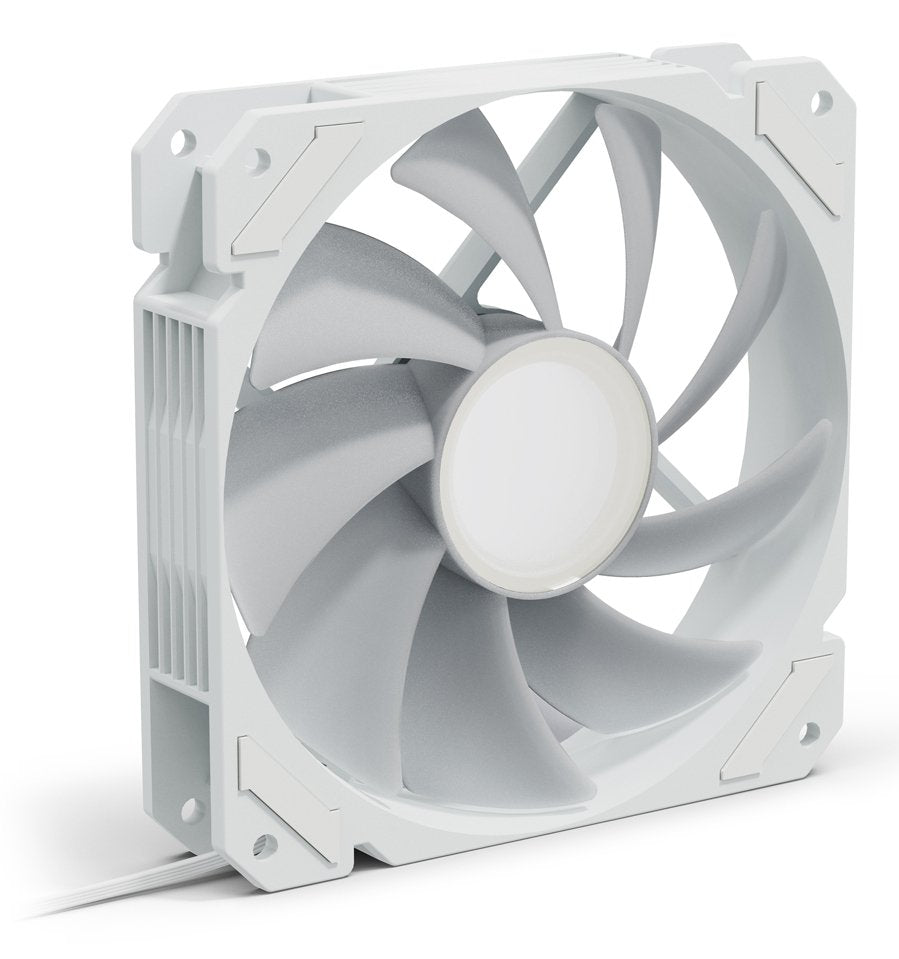 Ventilador Pc Sharkoon Shark Mirror Rgb Pwm Blanco, 120 Mm 4044951042456