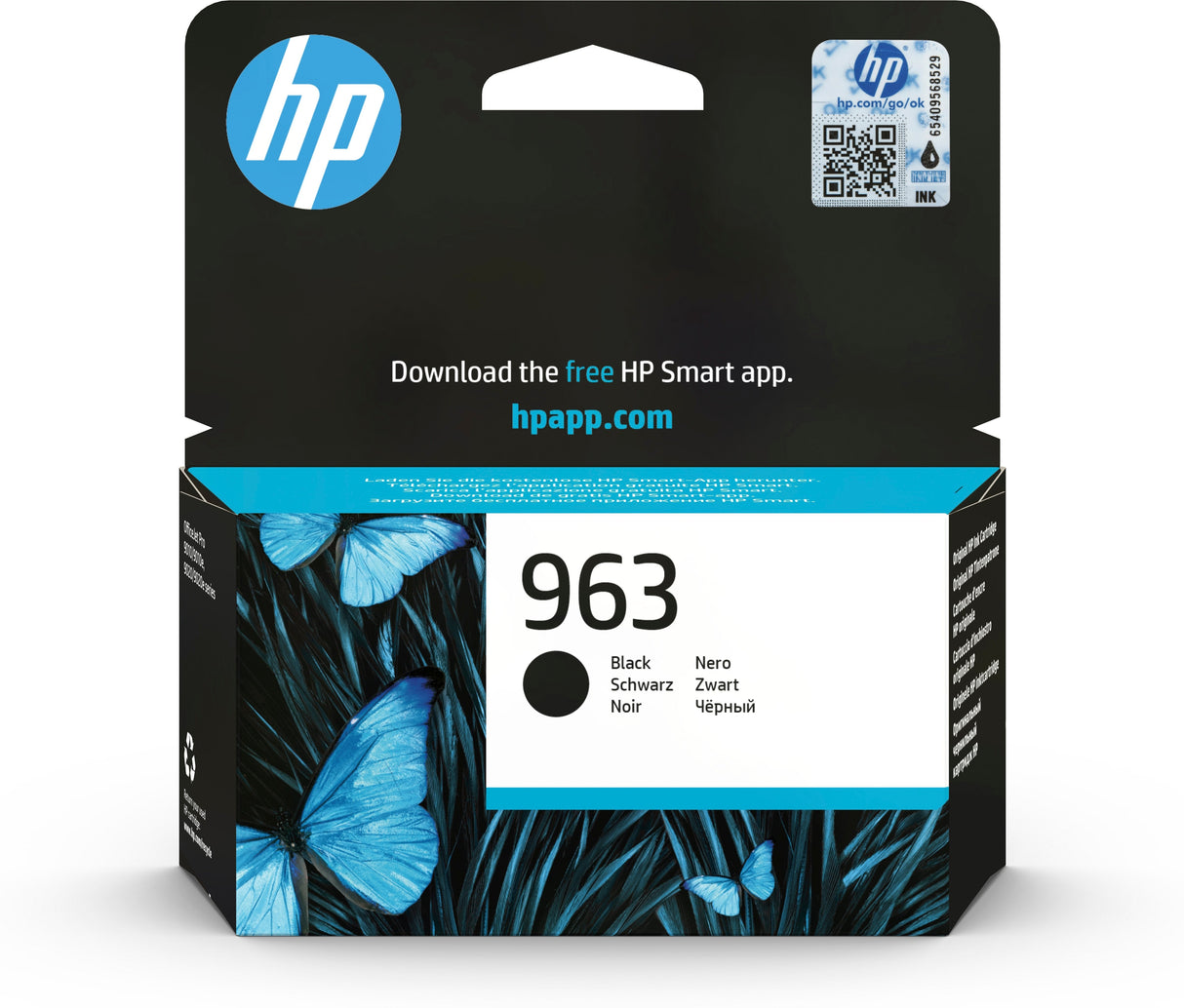 EAN 0192545866460 - HP 963 Black Original Ink Cartridge cartucho de tinta 1 pieza(s) Rendimiento estándar imagen 1