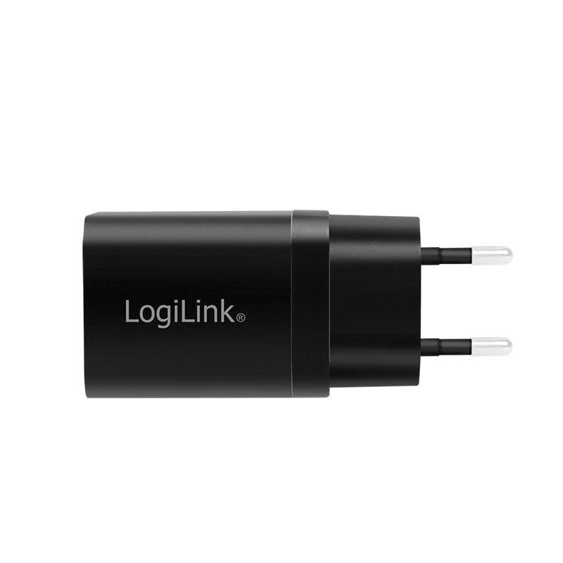 Logilink Usb-A C Charging Kit, 15 W, Each 1x Usb-A, 1x Usb-C, Negro