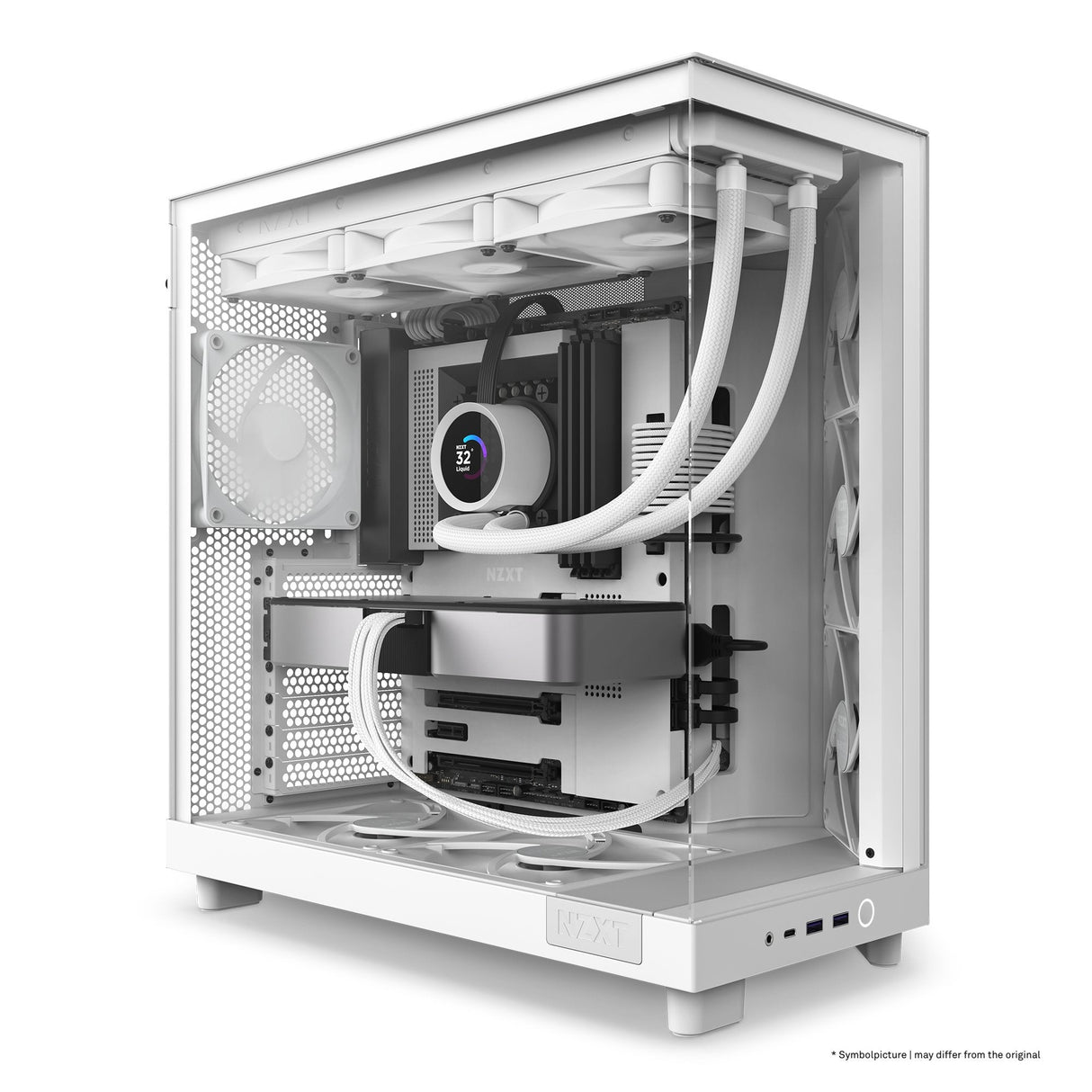 EAN 5056547204048 - NZXT H6 Flow Midi Tower Blanco imagen 3