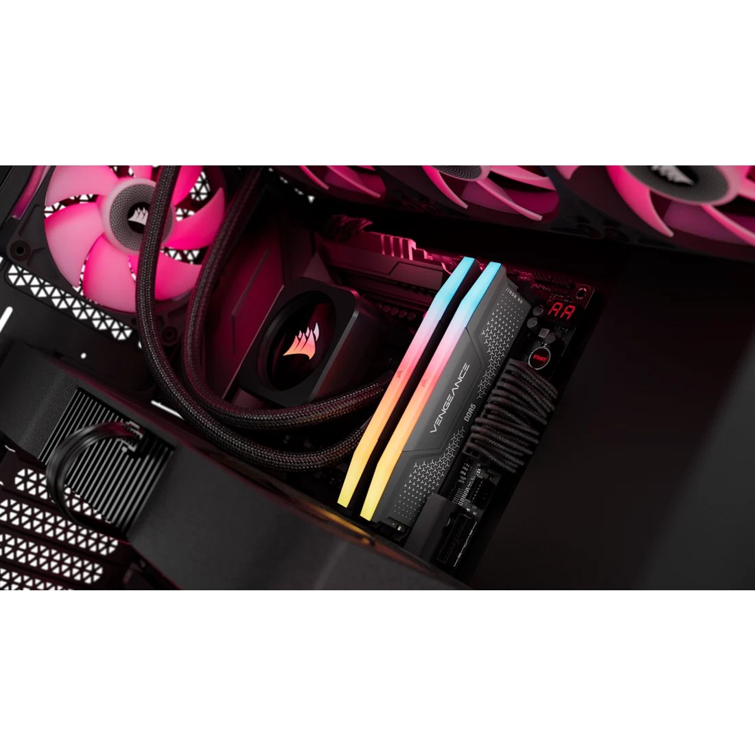 Memoria Corsair Ddr5 64gb 2x32gb Pc5200 Vengeance Rgb Cmg64gx5m2b5200z40