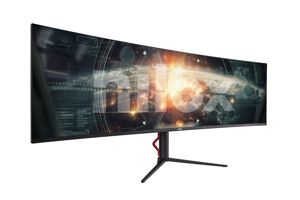 EAN 8431775035454 - Nilox NXM49CRVDC pantalla para PC 124,5 cm (49") 5120 x 1440 Pixeles Dual QHD LED Negro imagen 2