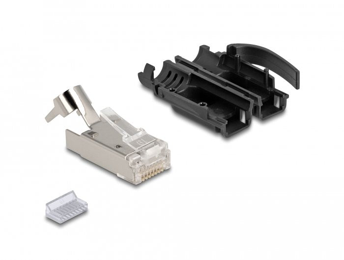 EAN 4043619669905 - DeLOCK 66990 conector Negro, Plata imagen 2