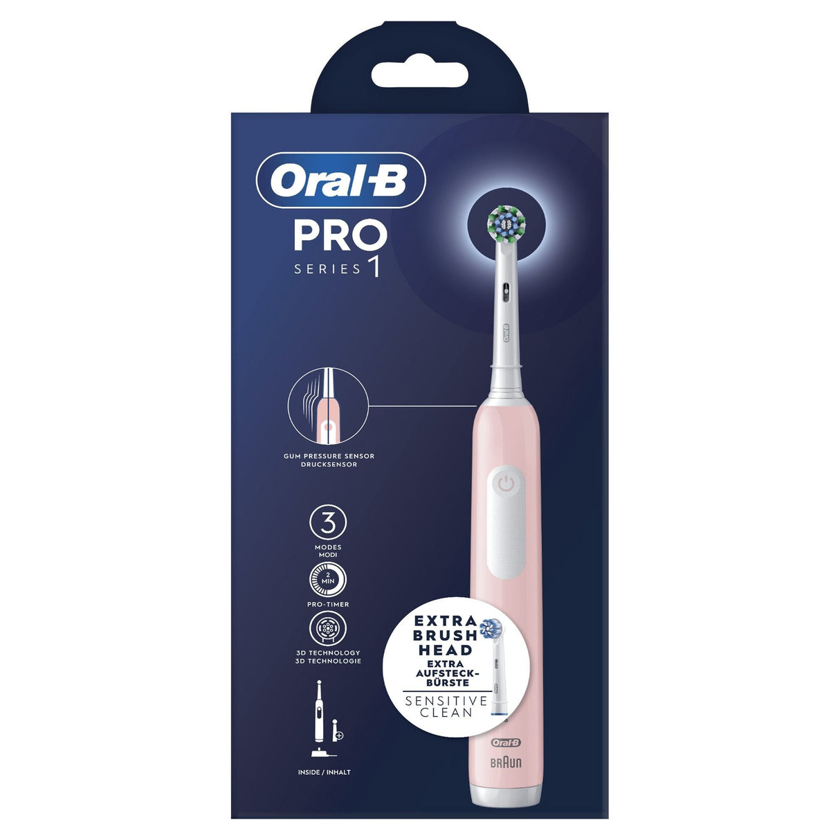 Cepillo Oral-B Series Pro 1 Pink Eléctrico