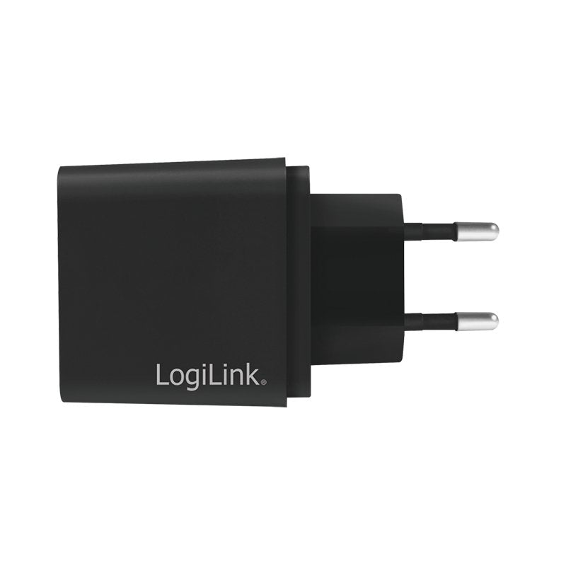 EAN 4052792062595 - LogiLink PA0258 cargador de dispositivo móvil Universal Negro Corriente alterna Carga rápida Interior imagen 2