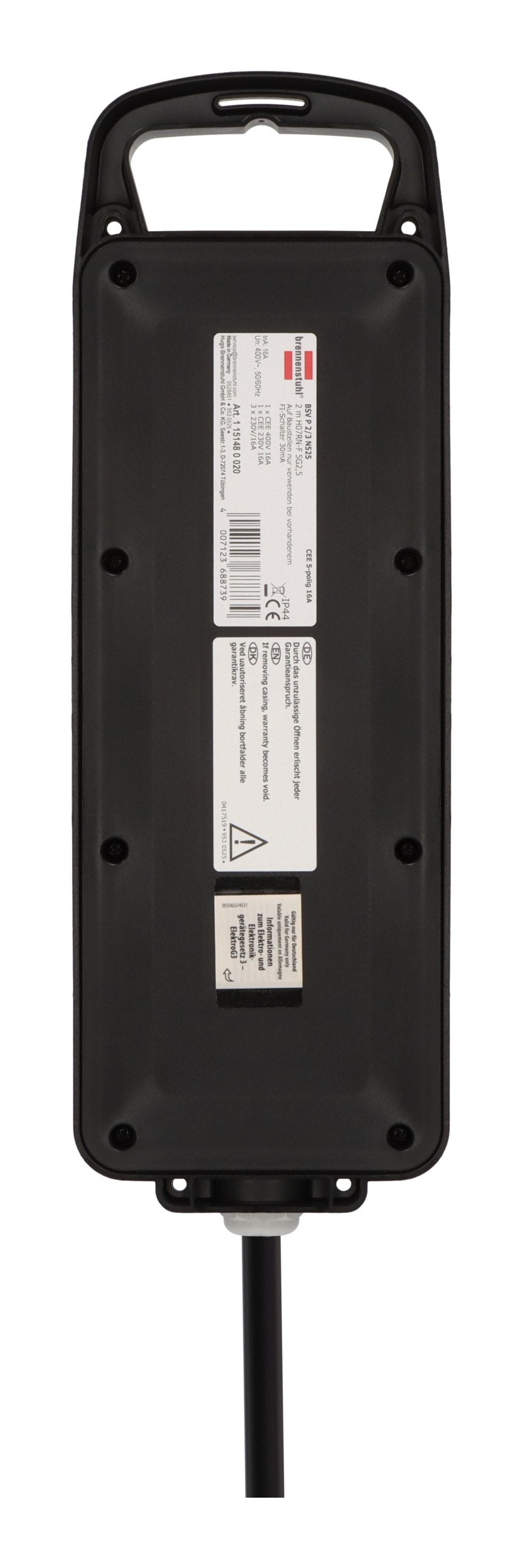 Brennenstuhl Distribuidor De Corriente Bsv P 1xcee400v/16a