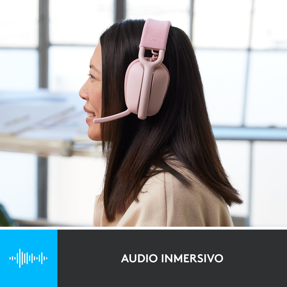 EAN 5099206103955 - Logitech 981-001224 auricular y casco Auriculares Inalámbrico Diadema Llamadas/Música Bluetooth Rosa imagen 11