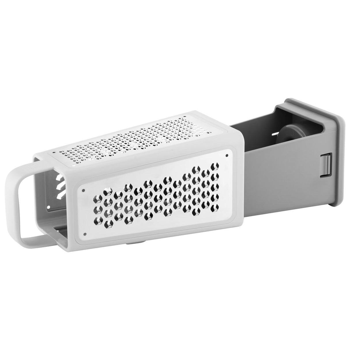 EAN 4009839641190 - ZWILLING 36610-003-0 cortador de verduras en espiral o rallador manual Caja ralladora Gris imagen 2